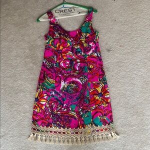 Lilly Pulitzer Pink and White Dress